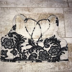 Floral lululemon bra